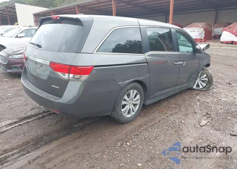 2016 Honda Odyssey Se z USA, uszkodzony, nr VIN 5FNRL5H35GB127249